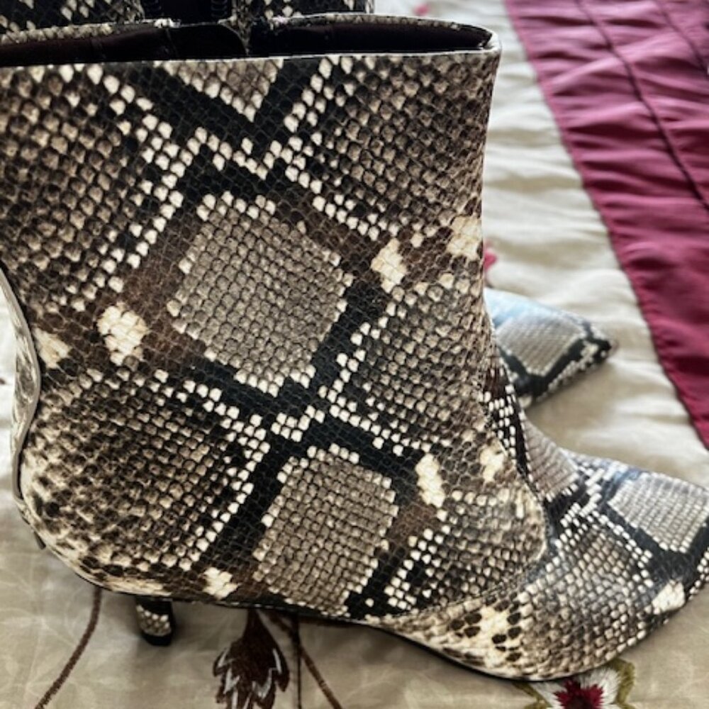 Franco Sarto Kura Bootie Snakeprint